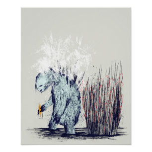 Drunk Sloth Poster