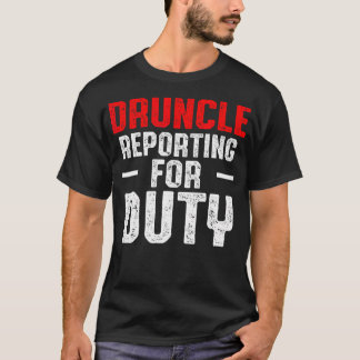 Drunk Uncle Funny Drinking Druncle T-Shirt