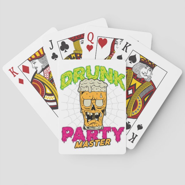 Drunk Zombie Playing Cards (Back)