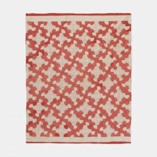 Drunkard’s Path quilt Fleece Blanket