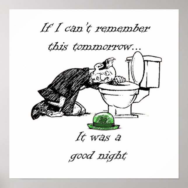 Drunken Leprechaun Poster (Front)