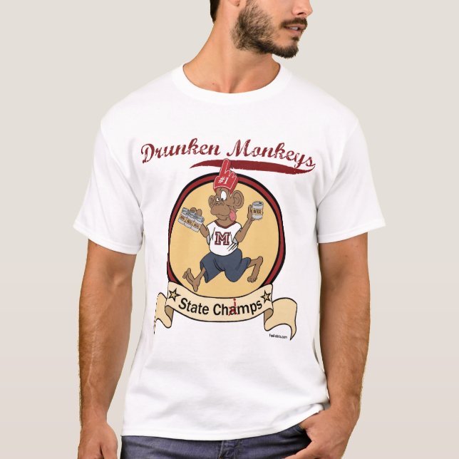 Drunken Monkeys t-shirt (Front)