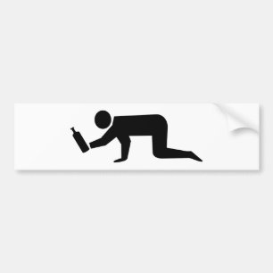 Drunken People Bumper Sticker