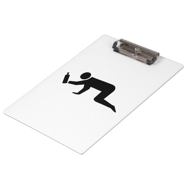 Drunken People Clipboard (Angled)