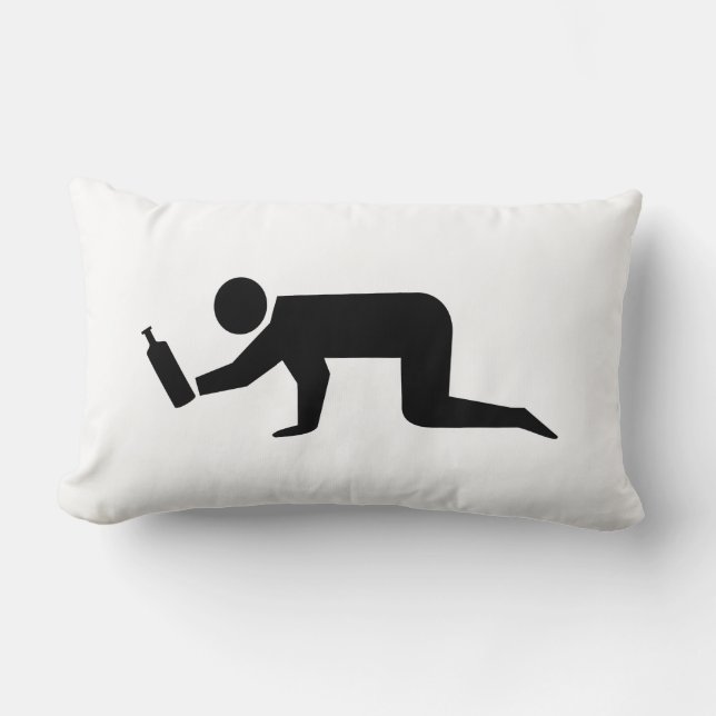 Drunken People Lumbar Cushion (Front)