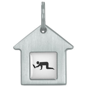 Drunken People Pet ID Tag