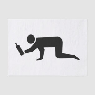 Drunken People Tissue Paper