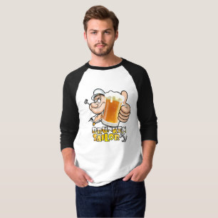 Drunken Sailor Men 3/4 Sleeve Raglan T-Shirt