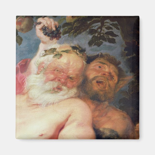 Drunken Silenus Supported by Satyrs, c.1620 Magnet (Front)