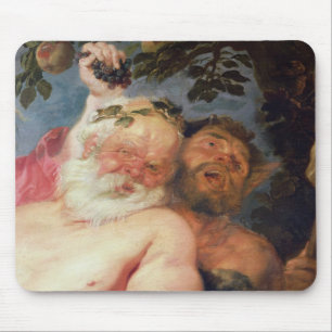 Drunken Silenus Supported by Satyrs, c.1620 Mouse Pad