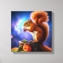 Drunken Squirrel With a Cocktail