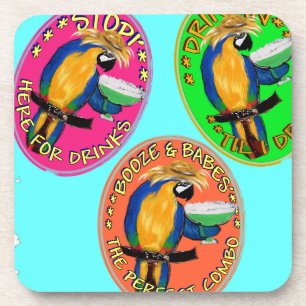 DRUNKIN PARROTS COASTER