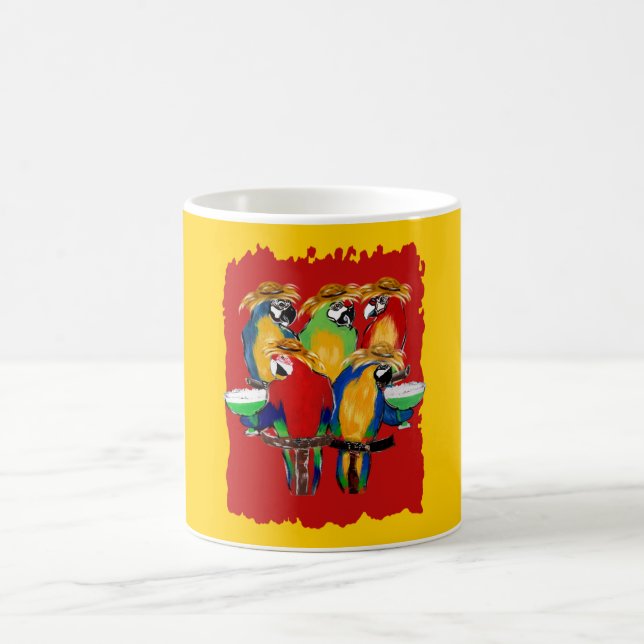 Drunkin Parrots Coffee Mug (Center)