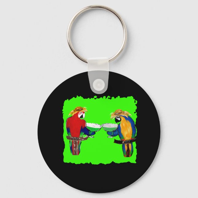 Drunkin Parrots Key Ring (Front)