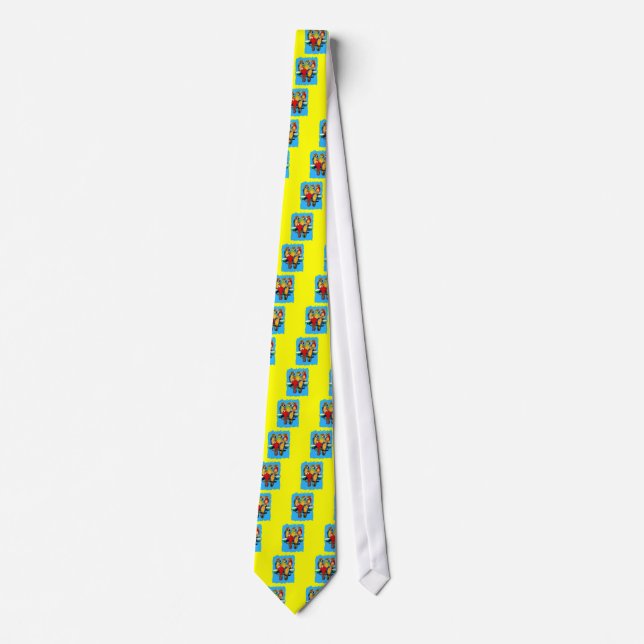 Drunkin Parrots Tie (Front)