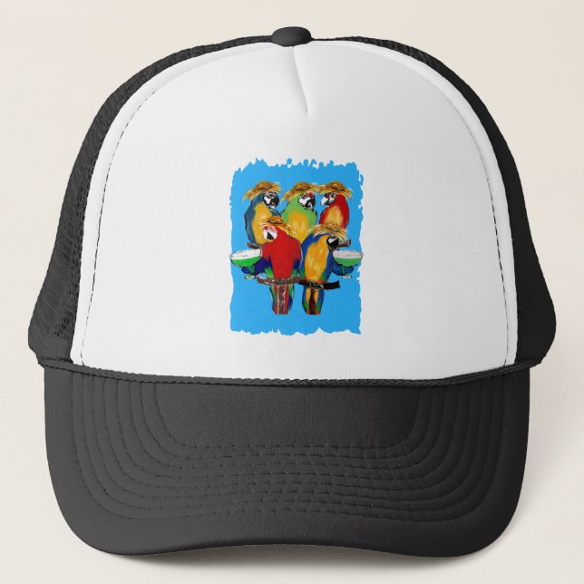 Drunkin Parrots Trucker Hat (Front)