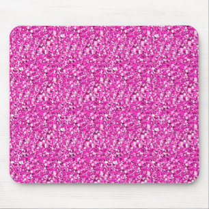 Druzy crystal - fuchsia pink mouse pad
