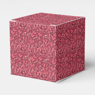 Druzy crystal - garnet red favour box