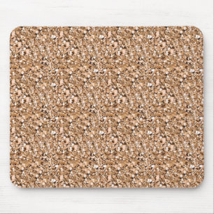 Druzy crystal - rose gold colour mouse pad