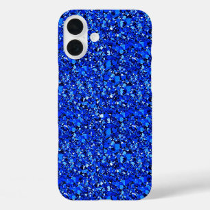 Druzy crystal - Sapphire blue iPhone 16 Plus Case
