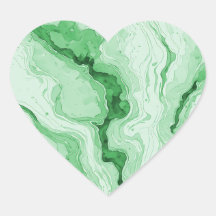Druzy Forest Green Agate Look