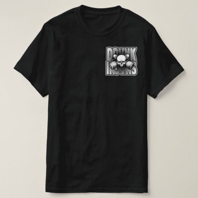 DRVNK INJVNS pocket & X-back T-Shirt (Design Front)