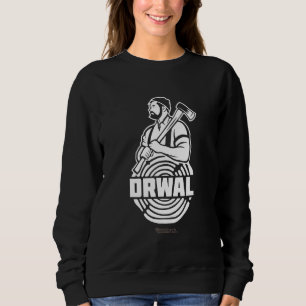 Drwal Lumberjack Poland Man With Beard And Axe Drw Sweatshirt