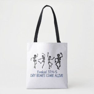 Dry Bones Come Alive Funny Christian Halloween Tote Bag