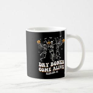 Dry Bones Come Alive Pumpkin Skeleton Christian Ha Coffee Mug