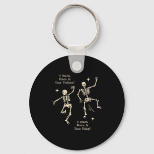 Dry Bones Come Alive Skeleton Dancing Christian Ha Key Ring
