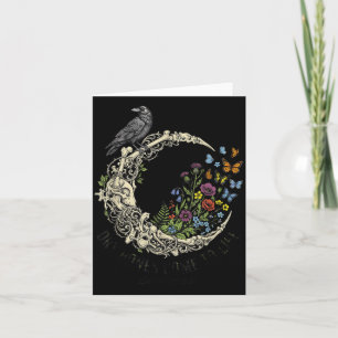 Dry Bones Come To Life Christian Bible Floral Moon Card