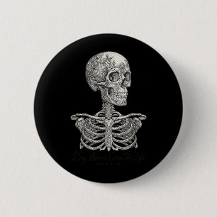 Dry Bones Come To Life Christian Bible Skeleton 6 Cm Round Badge