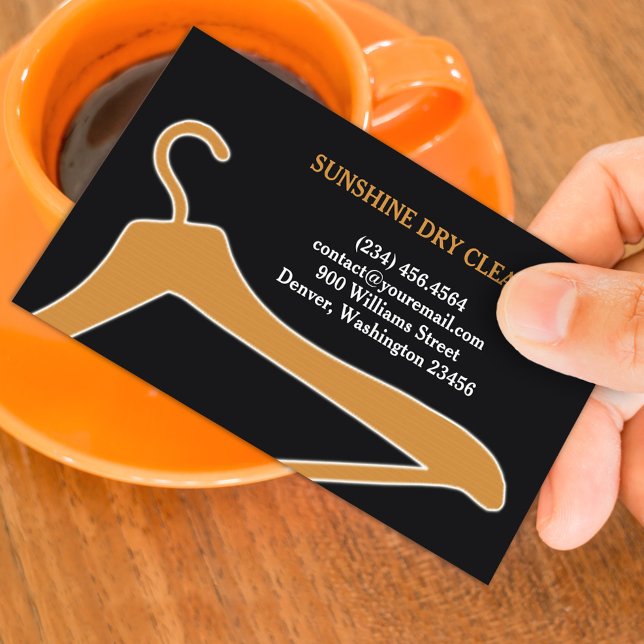 Dry Cleaner Laundry Business Card (Creator Uploaded)