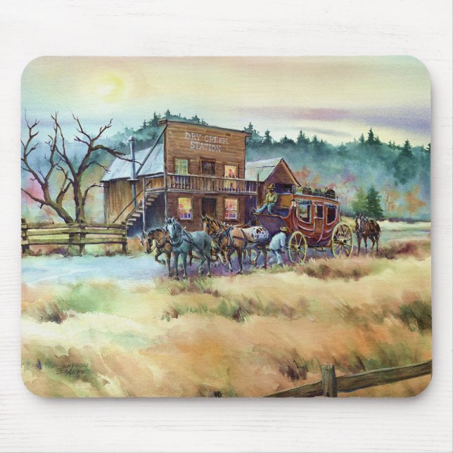 DRY CREEK STATION by SHARON SHARPE Mouse Pad (Front)