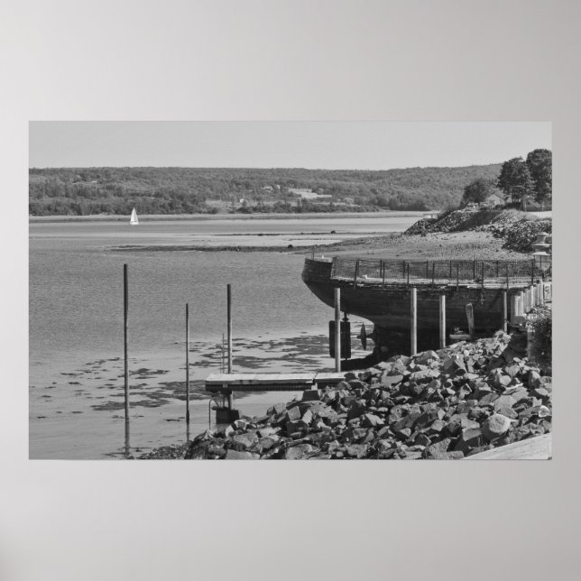 Dry Docked In Digby, NS  fine art print (Front)