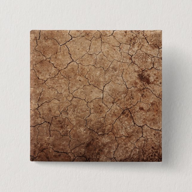 Dry Earth 15 Cm Square Badge (Front)