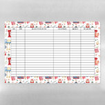 Dry Erase Freezer Inventory Fridge Magnet Sheet<br><div class="desc">Keep track of your fridge, freezer and pantry inventory. Don't worry about forgetting leftover meals or frozen dinners, or guessing what might be in the back of the pantry. Reduce food waste and spend less time shopping. With this inventory checklist set, you can effortlessly organise your grocery list and know...</div>