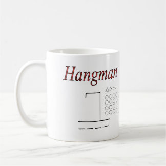 Dry Erase Hang-man mug