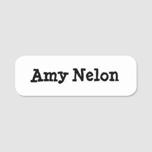 Dry erase Name Tag