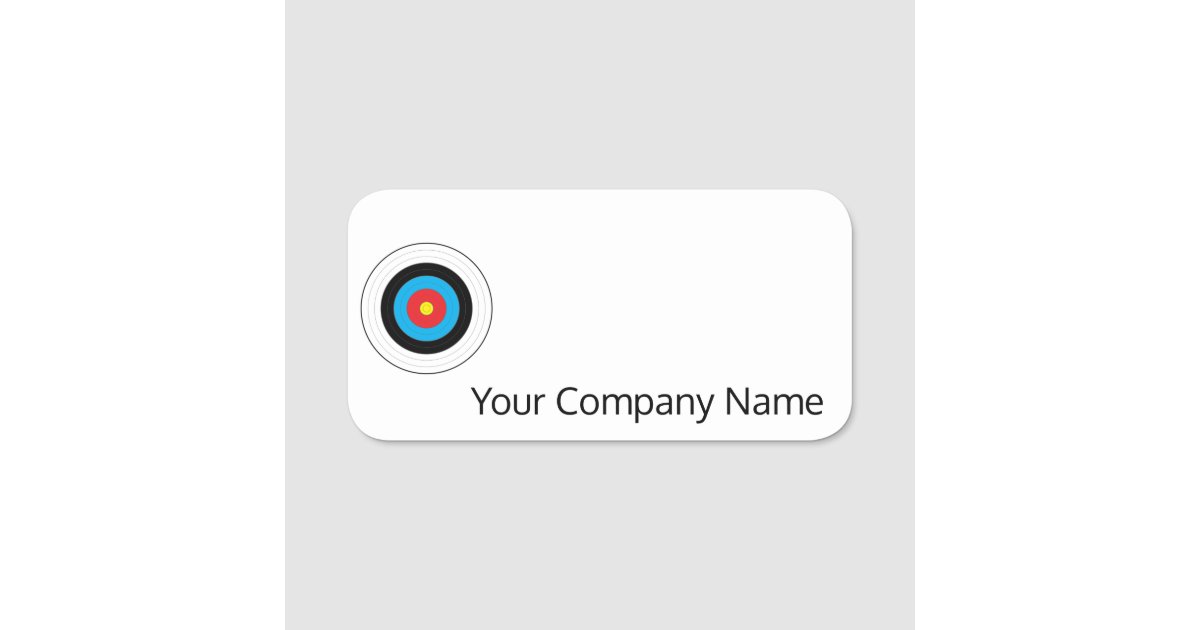 Dry Erase Name Tag Add YOUR Logo Zazzle