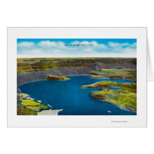 Dry Falls and Falls Lake, Grand Coulee Dam