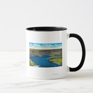 Dry Falls and Falls Lake, Grand Coulee Dam Mug
