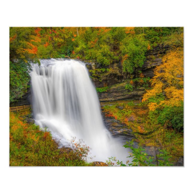 Dry Falls North Carolina Photo Print (Front)