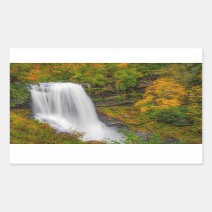 Dry Falls North Carolina Rectangular Sticker