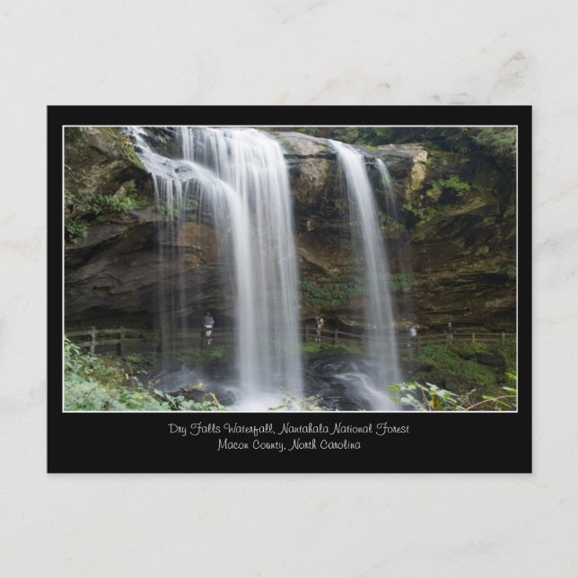 Dry Falls Waterfall Postcard (Front)