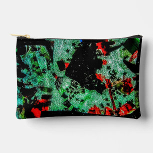 Dry flower abstract accessories pouch 