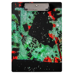 Dry flower abstract clipboard recycled plastic