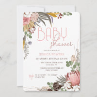 Dry Flowers Medley Invitation