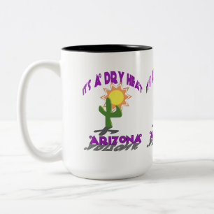 Dry Heat Arizona Two-Tone Coffee Mug