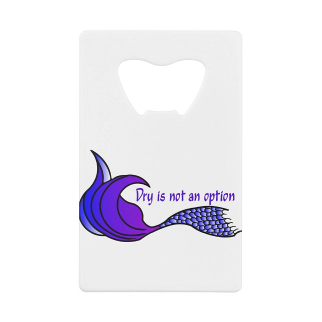Dry Is Not An Option Purple (Front)